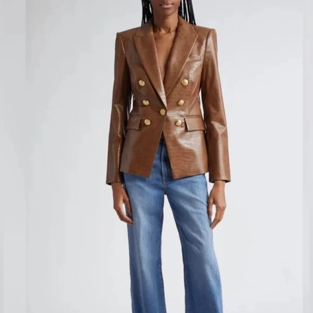 Veronica Beard Lawrence crocodile Dickey jacket size 0, Excellent condition - Picture 2 of 6